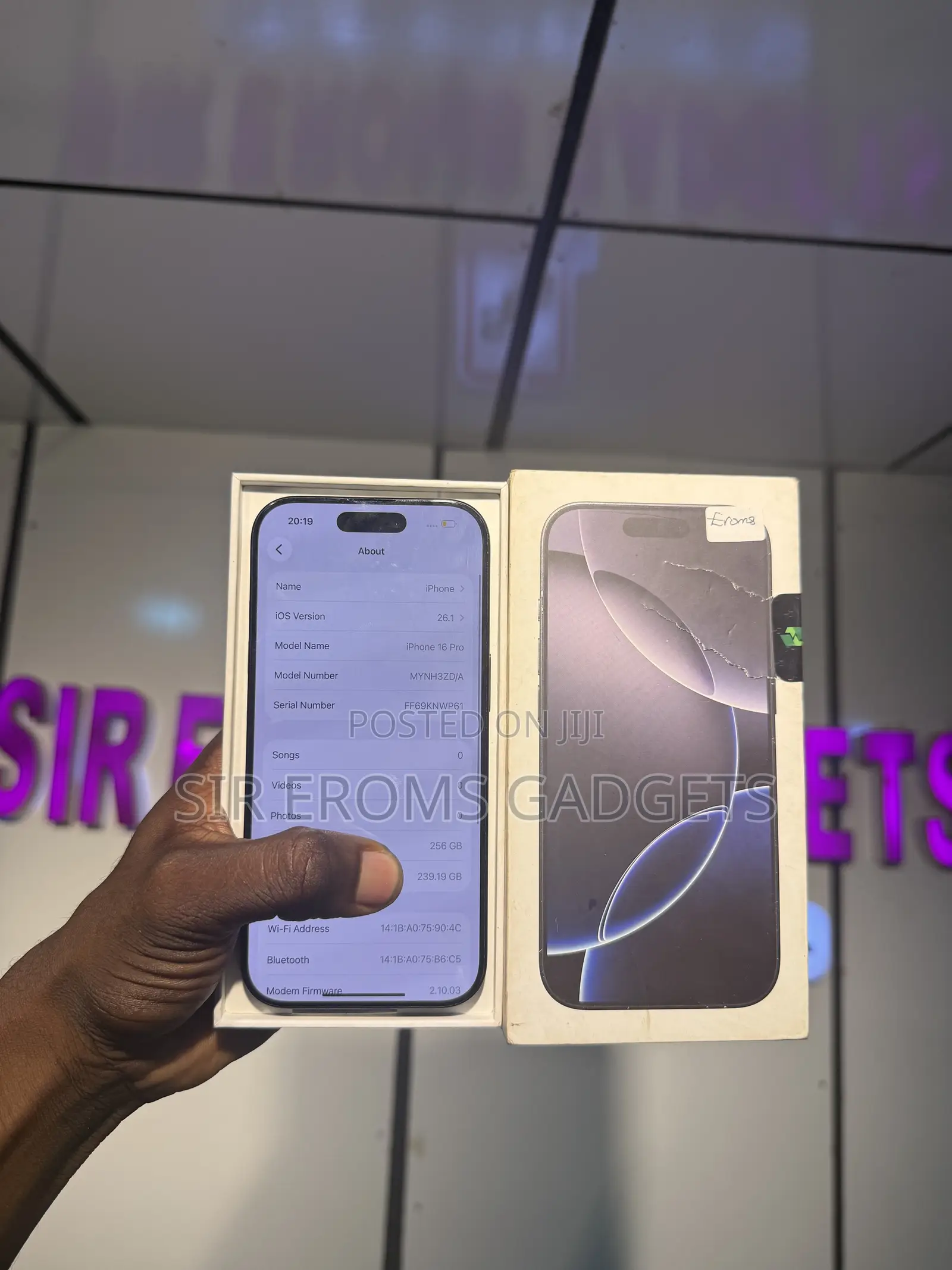 Apple iPhone 16 Pro 256 GB Black