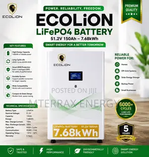 Ecolion 7. Lithium Battery
