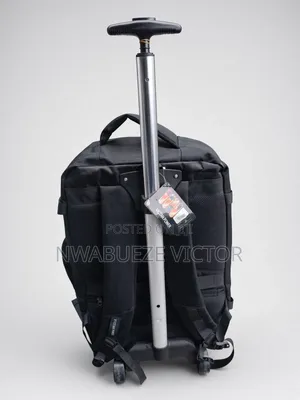 New Premium Rolling Travel Backpack – Large Spacious