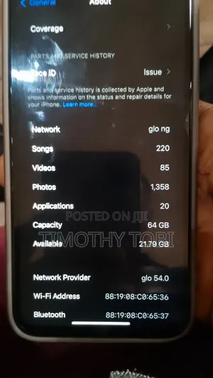 Apple iPhone X 64 GB Graphite