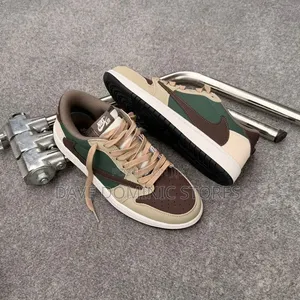 Nike X Travis Scott Air Jordan 1 Low"Olive" or "Sail and Ridgerock