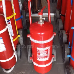 25kg DCP Fire Extinguisher Trolley on Wheel