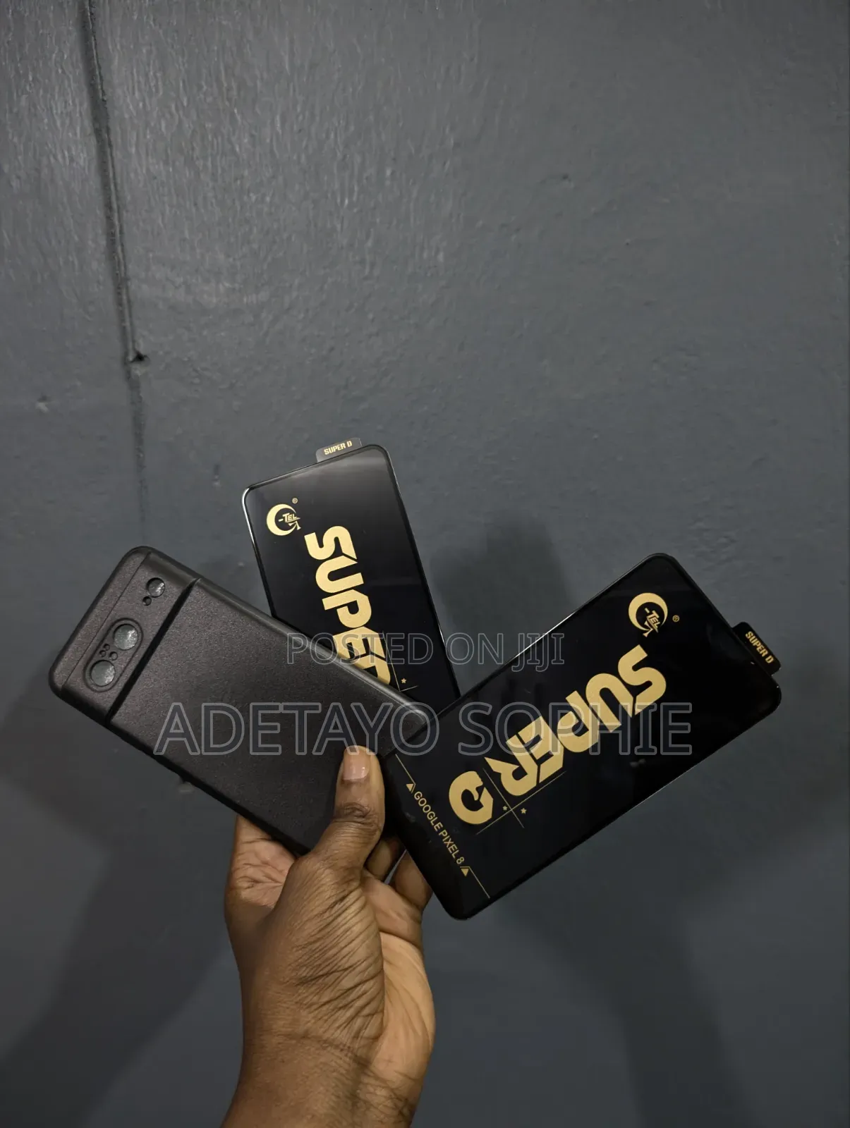 Pixel 8 Pouch/Case and 2 HD Privacy Screen Protector