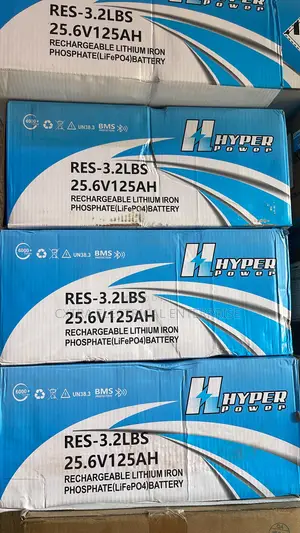 Hyper Power 3.2kWh 25.6V 125Ah LiFePO4 Lithium Battery