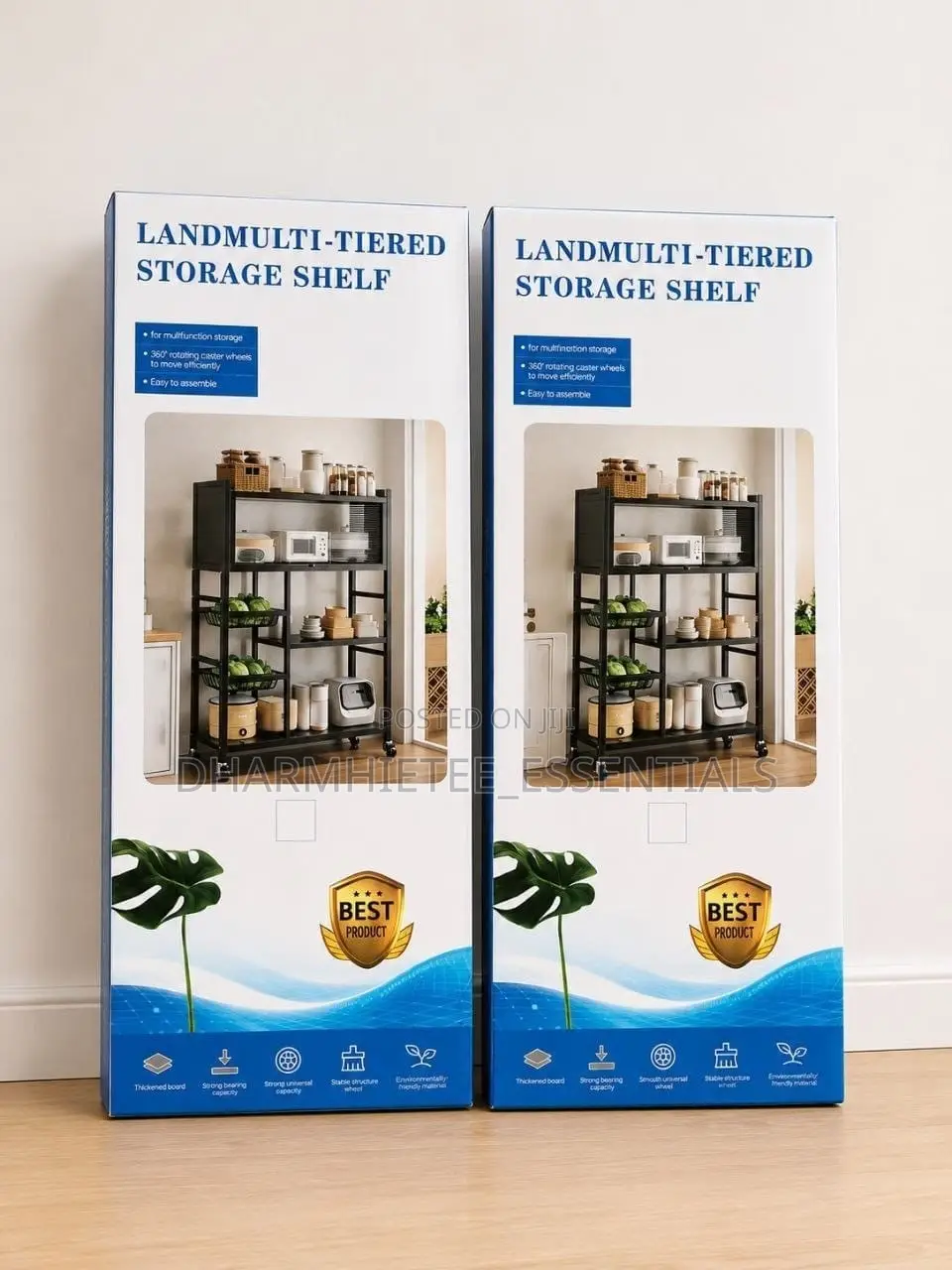 Multi Tiered Shelf and Plate Rack