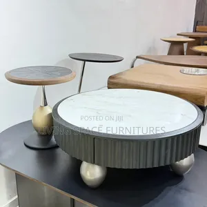 Luxury Marble Center Table 2in1 Set