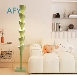 Italian Designer Long Strip White LED Floor Lamps Creative Torch