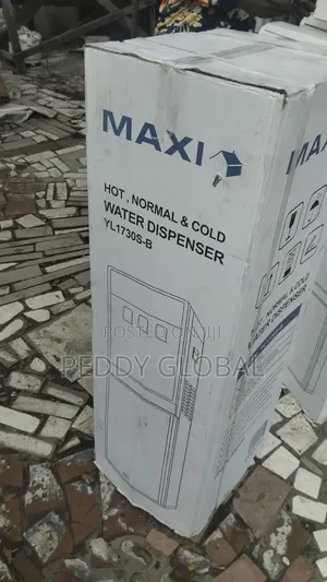 Maxi Water Dispenser With Bottom Fridge (1730s-B) 3-Faucets
