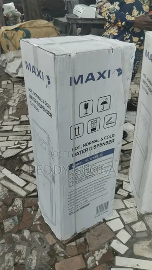 Maxi Water Dispenser With Bottom Fridge (1730s-B) 3-Faucets