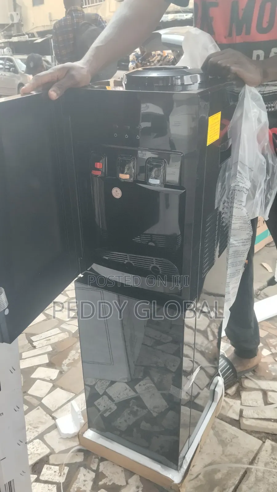 Maxi Water Dispenser With Bottom Fridge (1730s-B) 3-Faucets