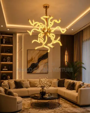 Morden Led Chandelier Light 3 Colours Light