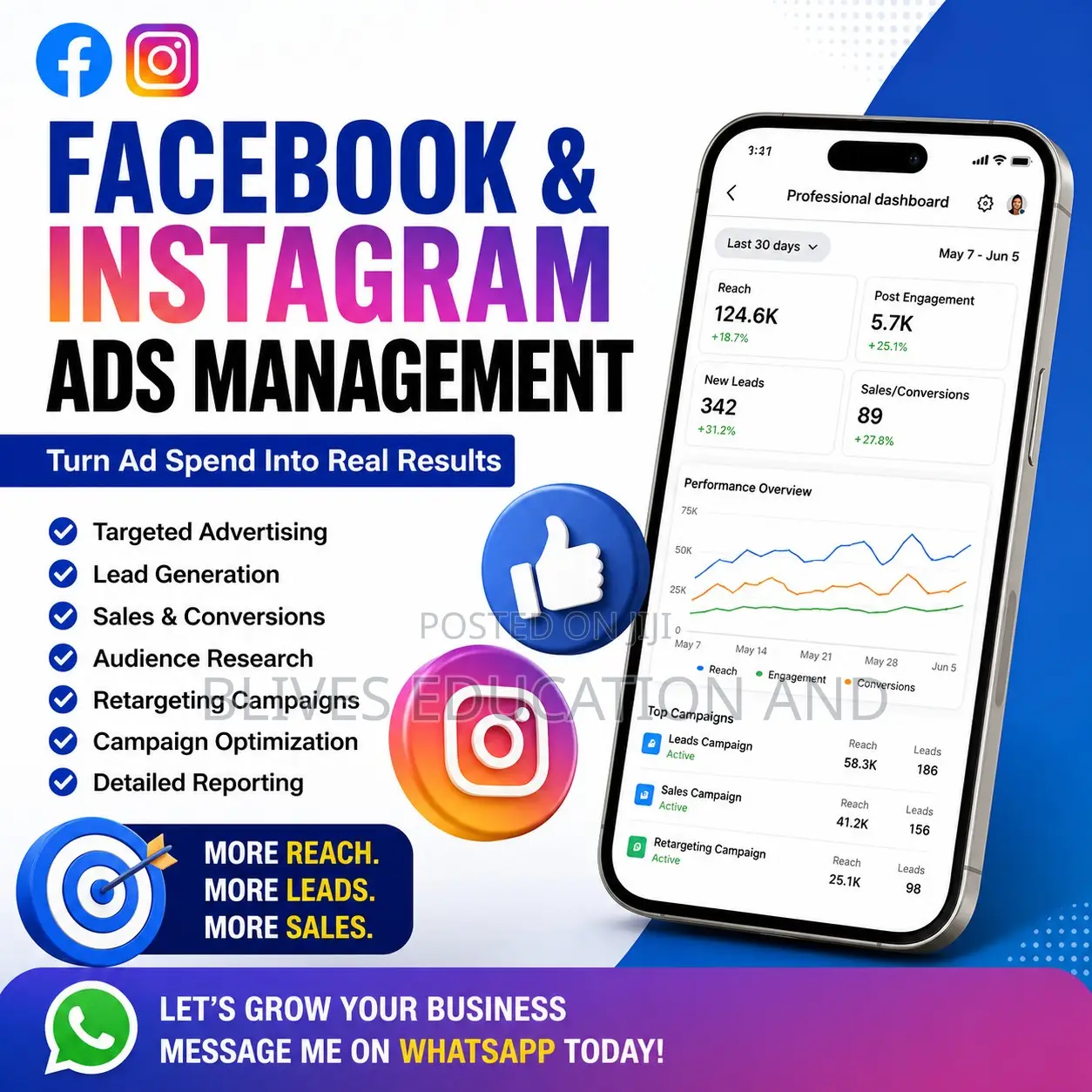Facebook and Instagrm Ads