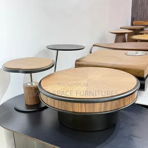 Unique Wooden Coffee Table Set