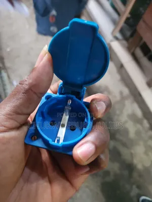 Blue Industrial Surface/Panel Mount Socket – Heavy Duty