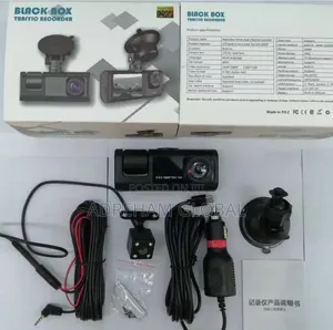 DashCam 3CH Car DVR 3"Camera Full Color 1320P HD Wifi Motion Detection