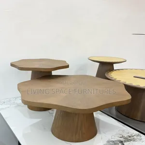 Pure Wooden Center Table 2in1 Set
