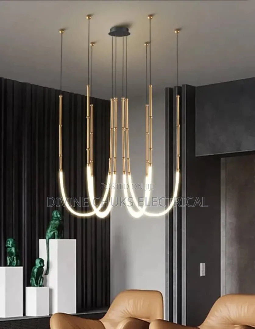 Led Luxury Rope Chandelier Light