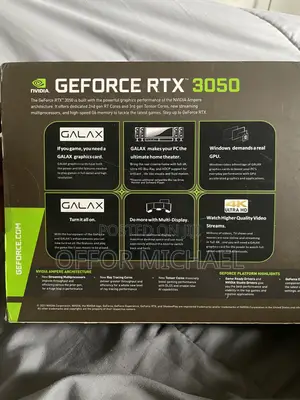 Nvidia Graphics Card Geforce Rtx3050 6gb Ram