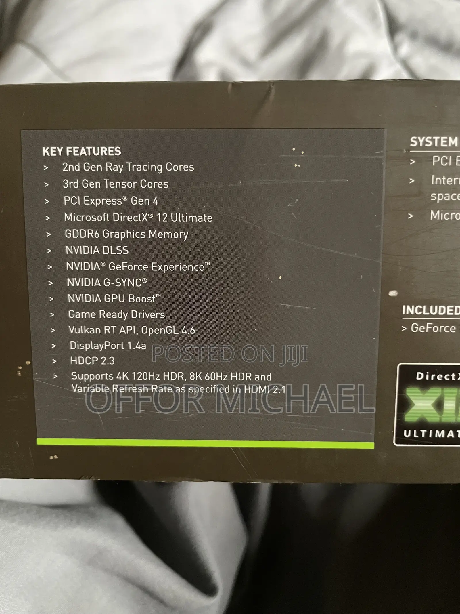 Nvidia Graphics Card Geforce Rtx3050 6gb Ram