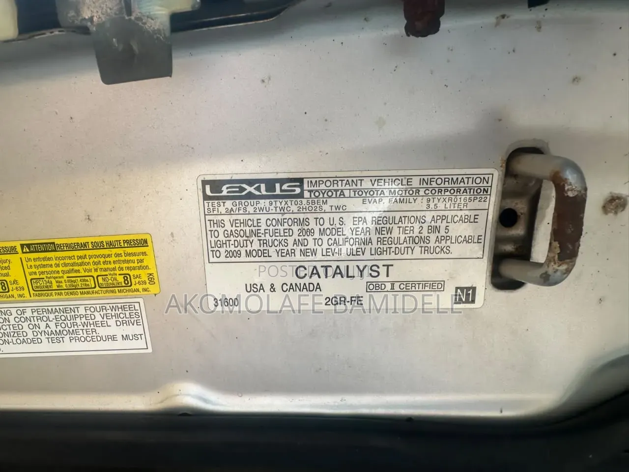 Lexus RX 2009 Silver