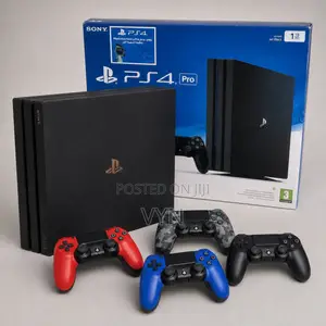 PS4 Pro Connecting Online Comes With 4 Pads, EAFC, GTA, Etc