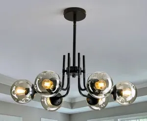 Led Luxury Glass Chandelier Light