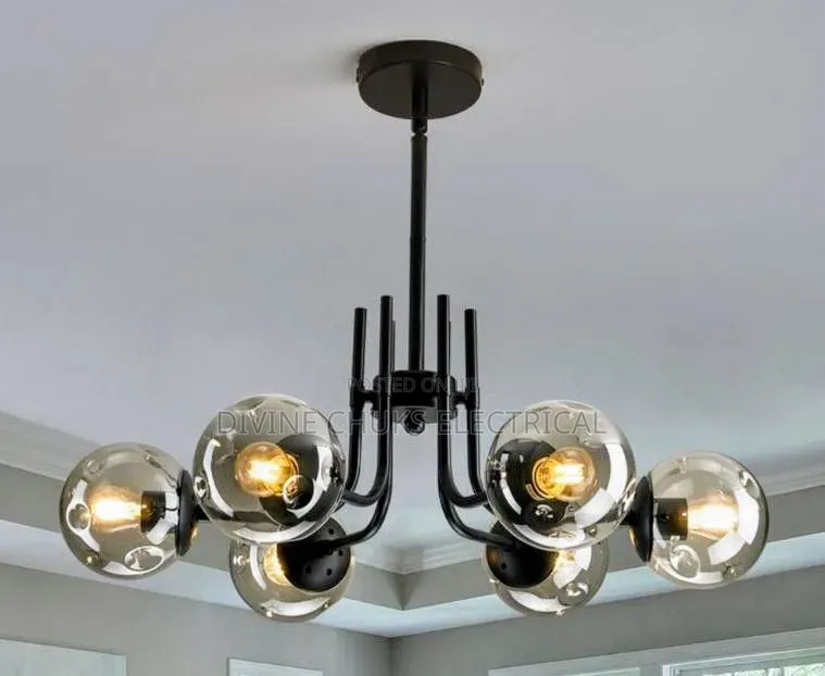 Led Luxury Glass Chandelier Light