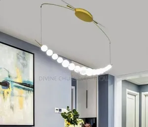 Led Luxury Glass Chandelier Light