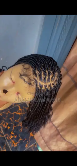 Short Black C Cut Boho Braids