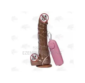 Brown Dildo Vibrator Simulation