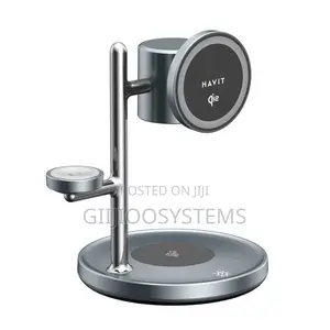 Havit 25w Three-in-One Wireless Charger, Supports Qi2 and Light W3113