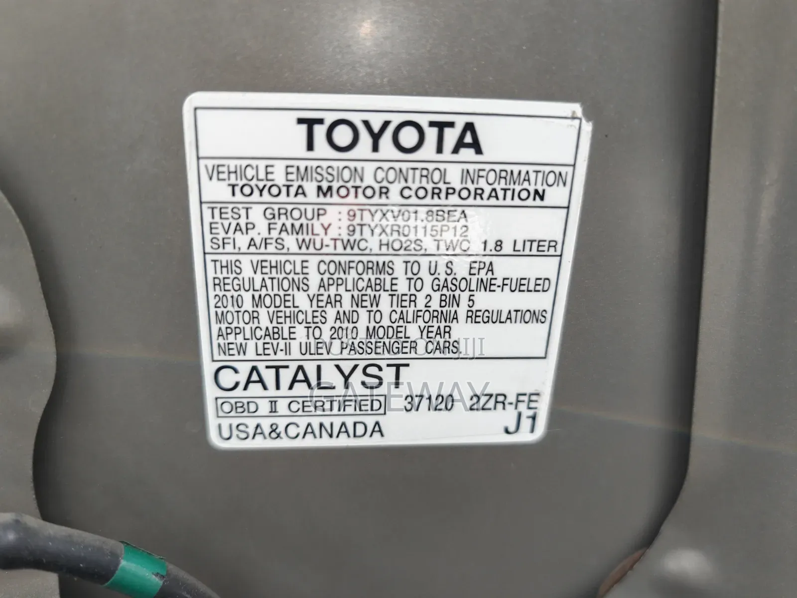 Toyota Corolla 2010 Gold