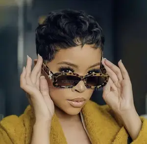 Pixie Wigs for Black Women Human Hair Black