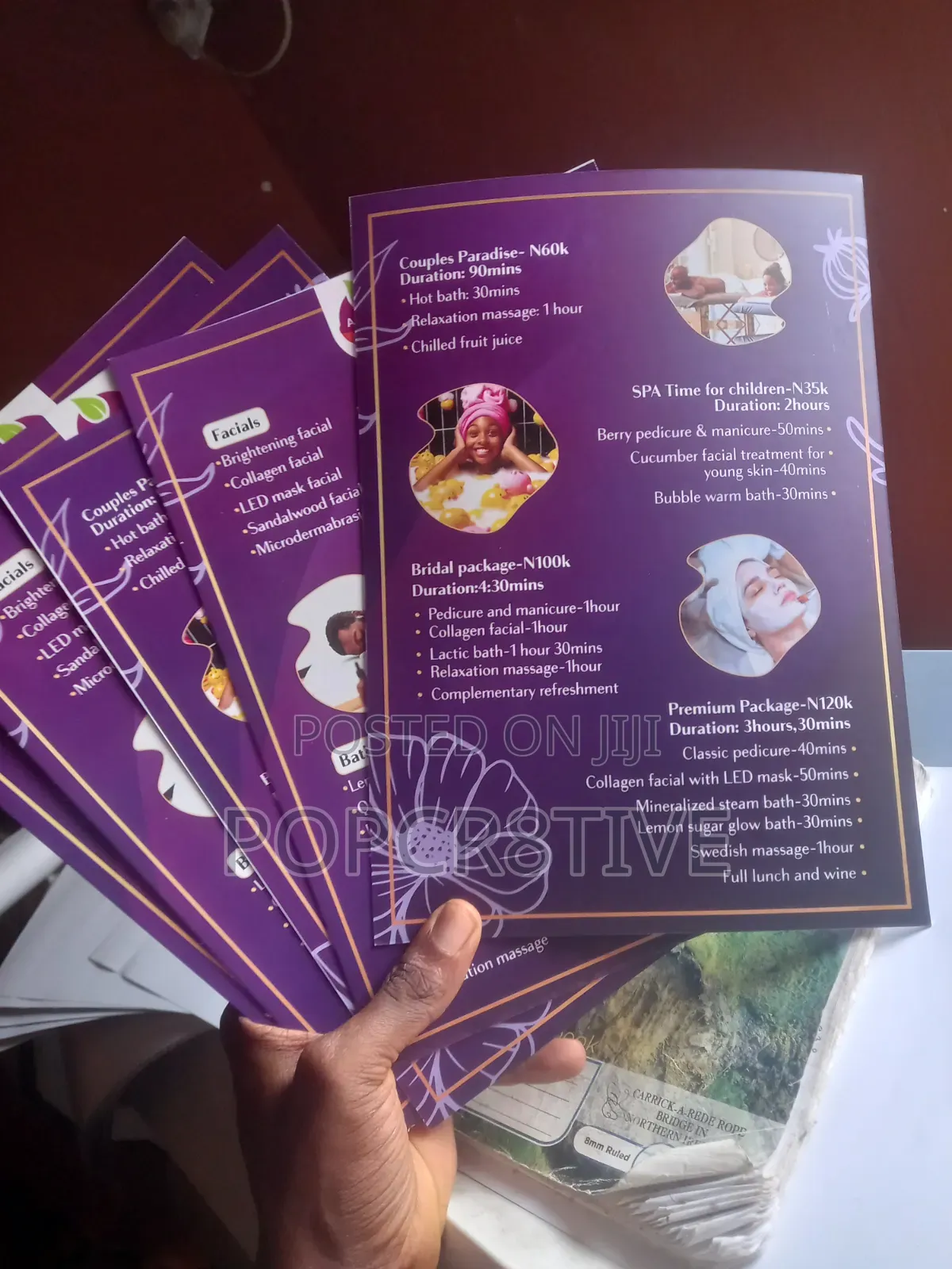 Spa Rate Card