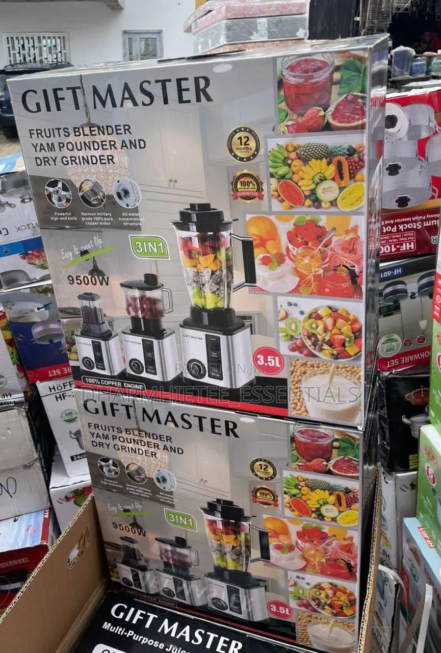 Gift Master (3-in-1) Multipurpose Blender Juicer