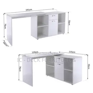 DSK5 Dual Use L-Shape Computer Desk