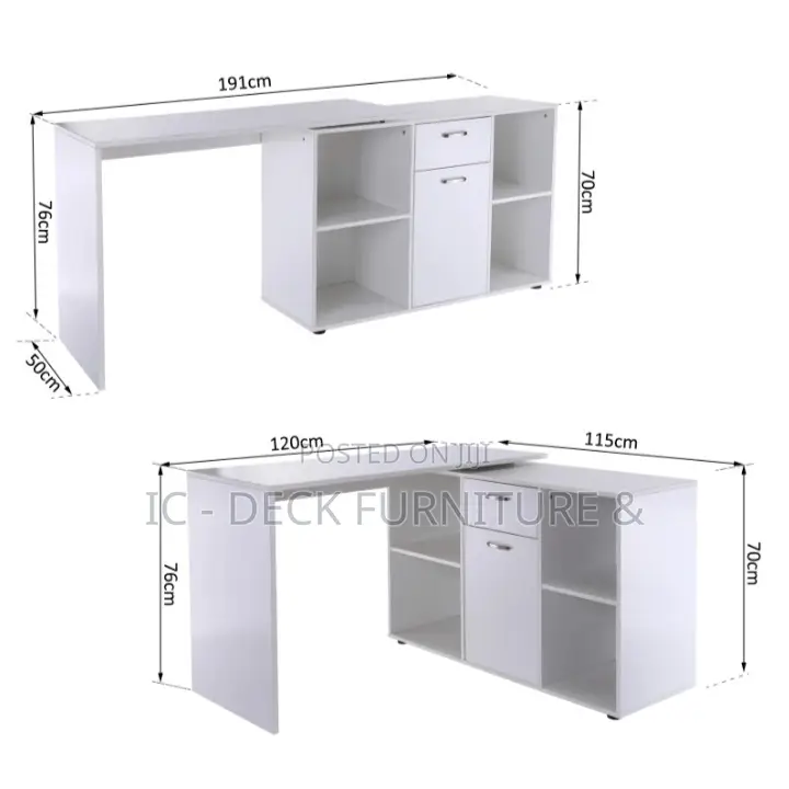 DSK5 Dual Use L-Shape Computer Desk