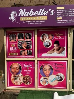 Storefront Glass Fascia Sign Branding in Lagos