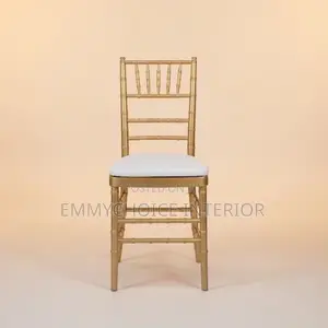 Classic Gold Chiavari Event Chair With Cushion