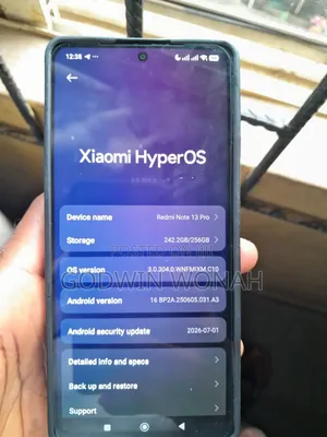 Xiaomi Redmi Note 13 Pro 256 GB Black