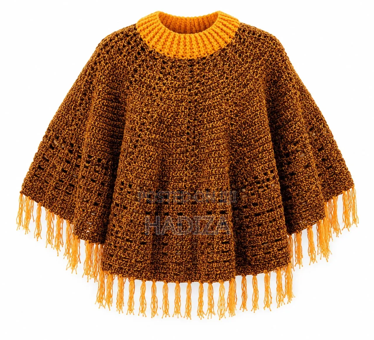 Casual Round Poncho