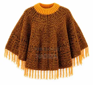 Casual Round Poncho
