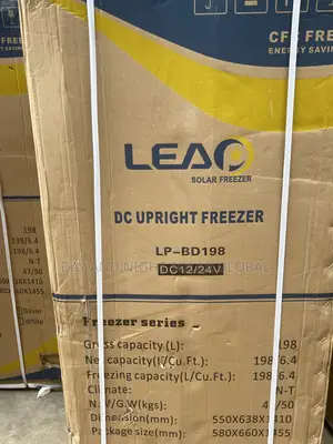 DC Solar Ice Maker Upright Freezer