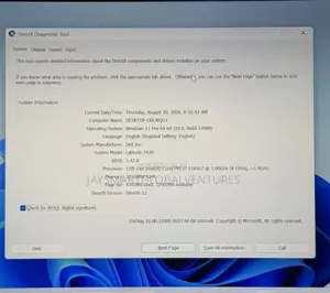 Laptop Dell Latitude 7420 32GB Intel Core i7 SSD 512GB