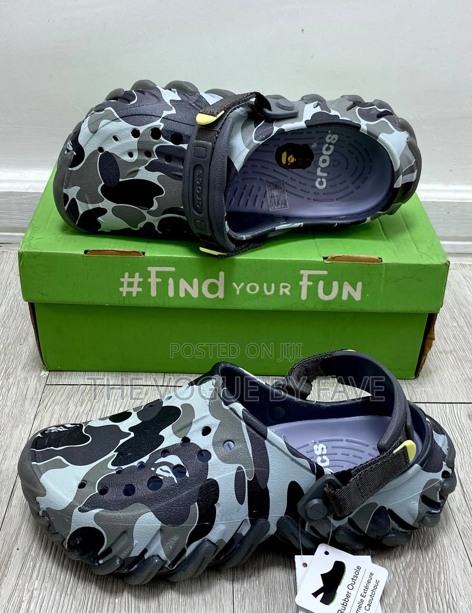 Bape Crocs _Echo Icey Ro Clog_