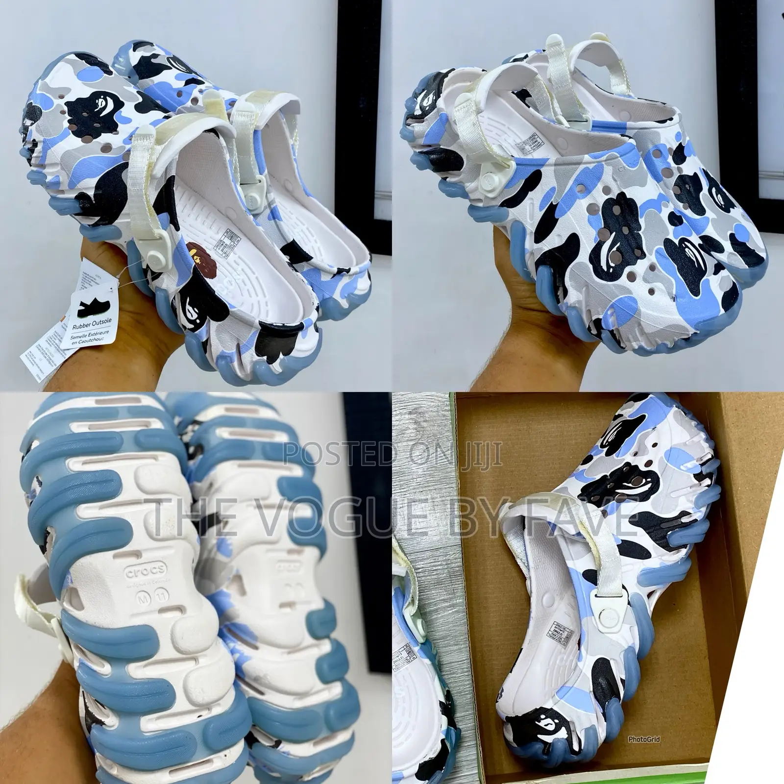 Bape Crocs _Echo Icey Ro Clog_