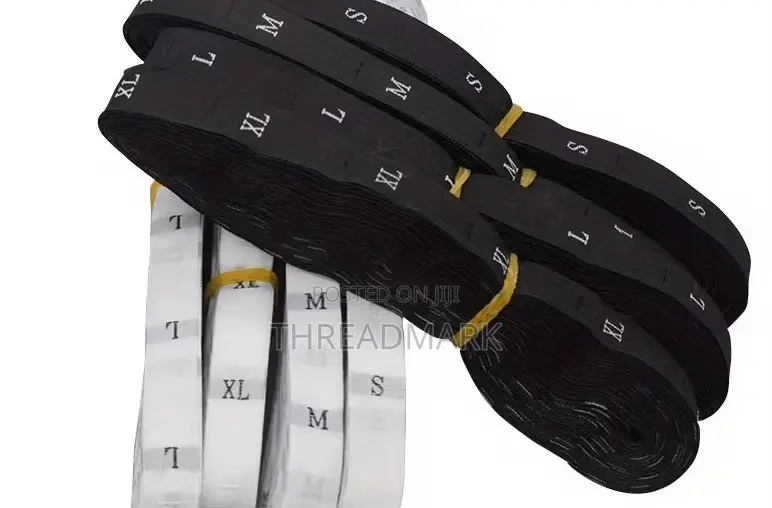 Custom Woven Size Labels – S, M, L, XL Custom Clothing Sizes