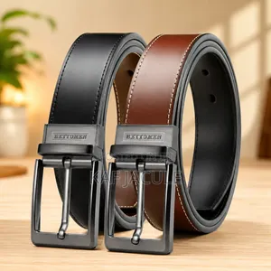 Reversible Leather Belt for Both Men and Women