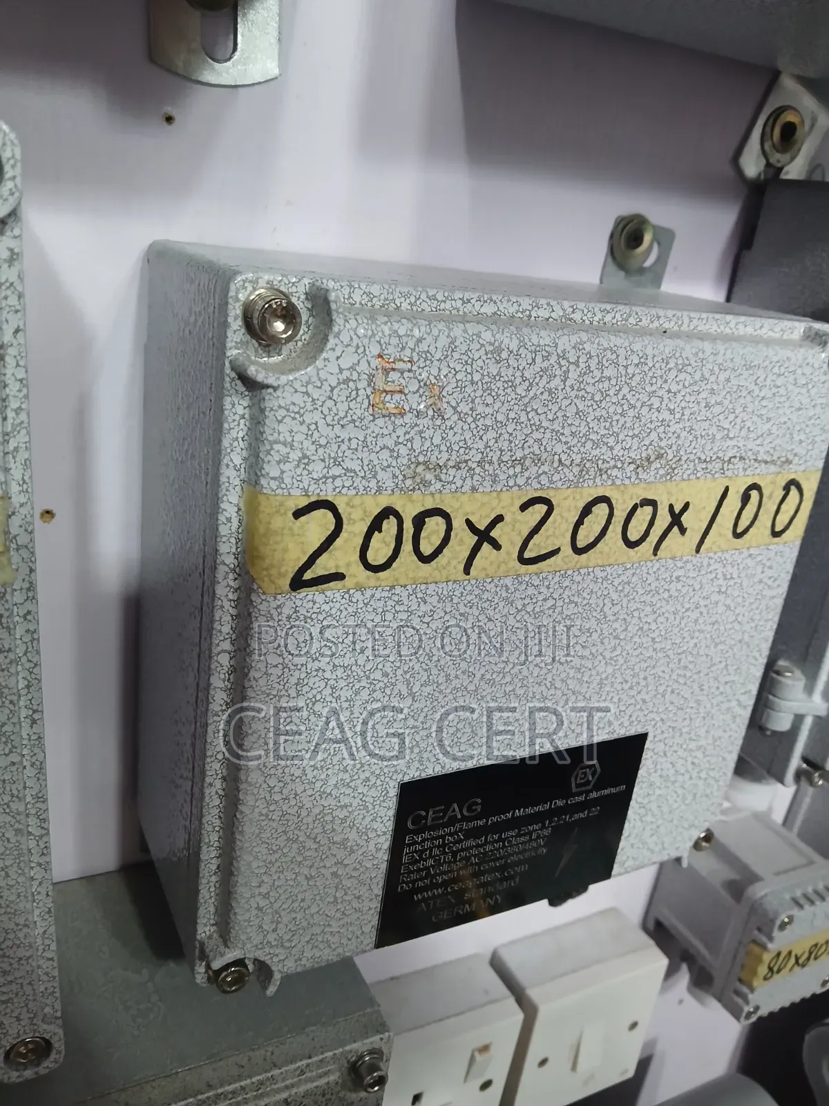 200 X 200 X 100 Explosion Proof Enclosure Box