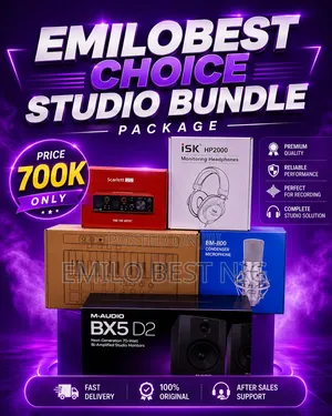 Complete Studio Bundle for Music Recording Studio